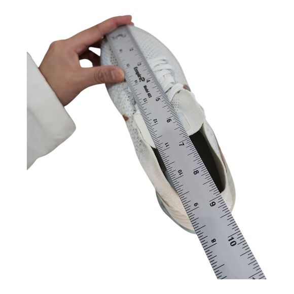 Nike Vapormax Flyknit Explorer Women's Sz 7 White Blue Running Shoes Athleisure - Picture 6 of 12